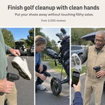Finish golf cleanup with clean hands